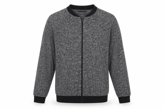 Mens UK Size L ASOS Grey Full Zip Jumper