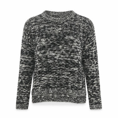 JACK Womens Black Round Neck Acrylic Pullover Jumper Size S