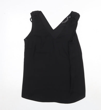 Womens UK Size 12 Dorothy Perkins Black Basic Tank