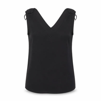 Womens UK Size 12 Dorothy Perkins Black Basic Tank
