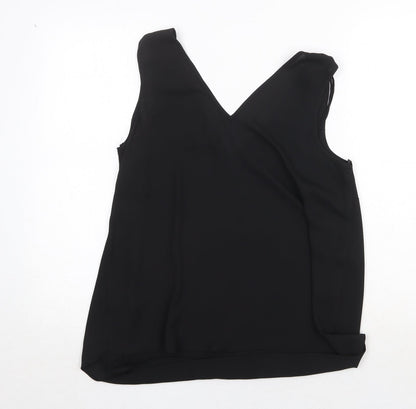 Womens UK Size 12 Dorothy Perkins Black Basic Tank