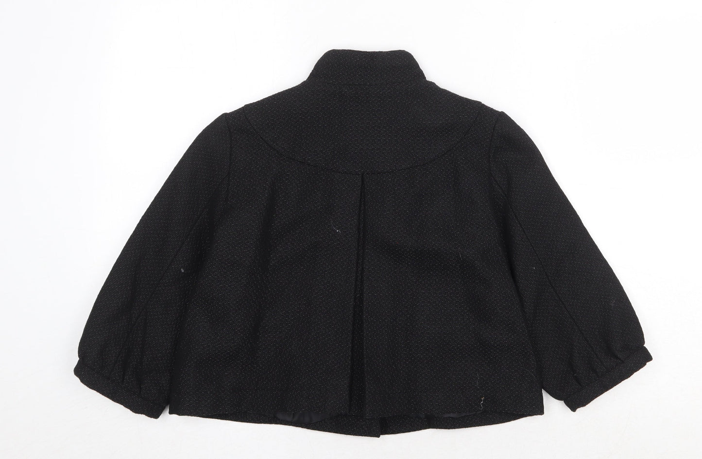 IXF Womens Black Geometric Jacket Size M Button