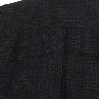 IXF Womens Black Geometric Jacket Size M Button