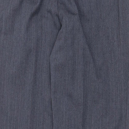 Mens UK Size 36 in Chatsworth Regular Fit Dress Pants Blue Trousers