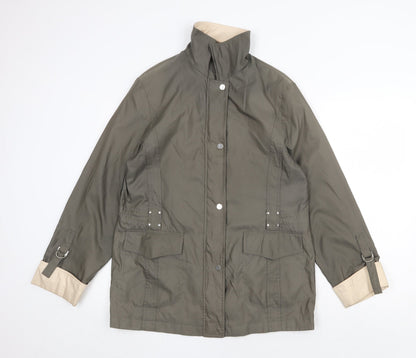 Gerry Weber Womens Green Jacket Size 12 Zip