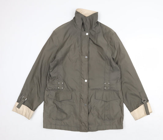 Gerry Weber Womens Green Jacket Size 12 Zip