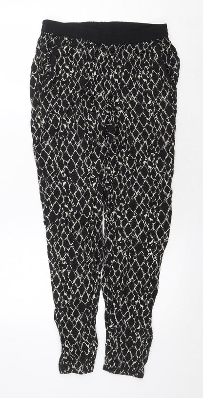 Womens UK Size 10 South Regular Fit  Black Trousers
