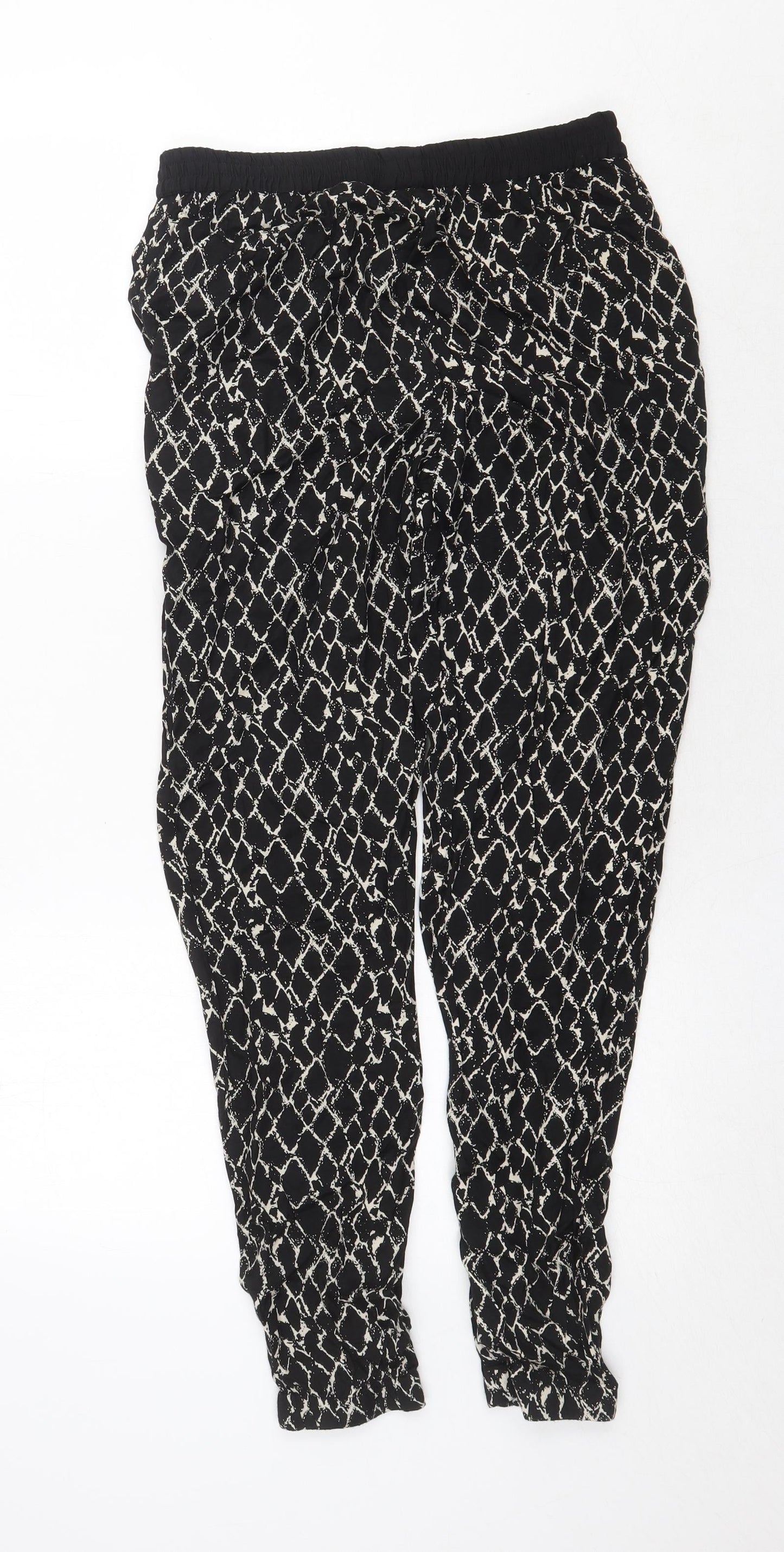 Womens UK Size 10 South Regular Fit  Black Trousers