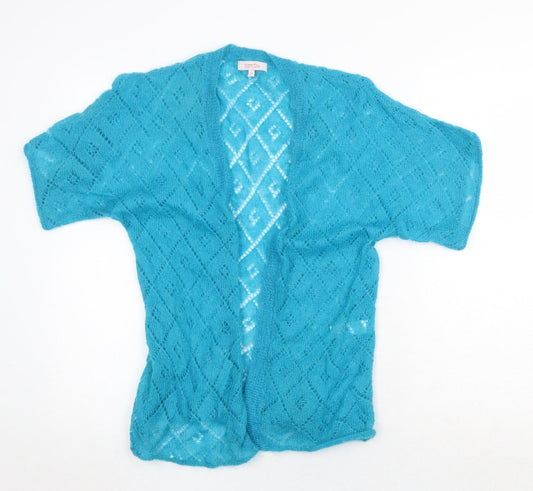 Womens UK Size 12 Debenhams Blue Cardigan Jumper