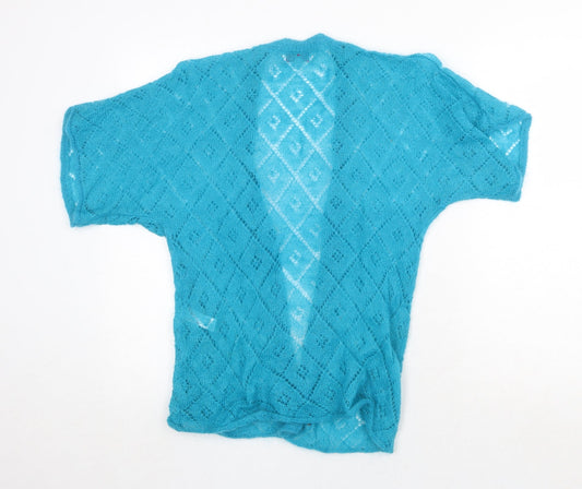 Womens UK Size 12 Debenhams Blue Cardigan Jumper