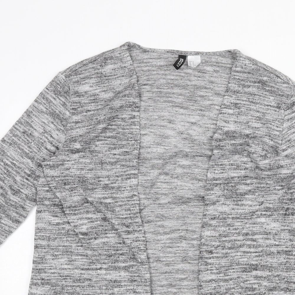 Womens UK Size M H&M Grey Cardigan Jumper
