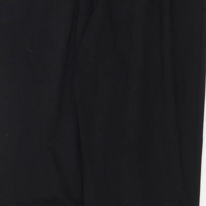 Womens UK Size 10 Marks and Spencer Regular Fit  Black Trousers