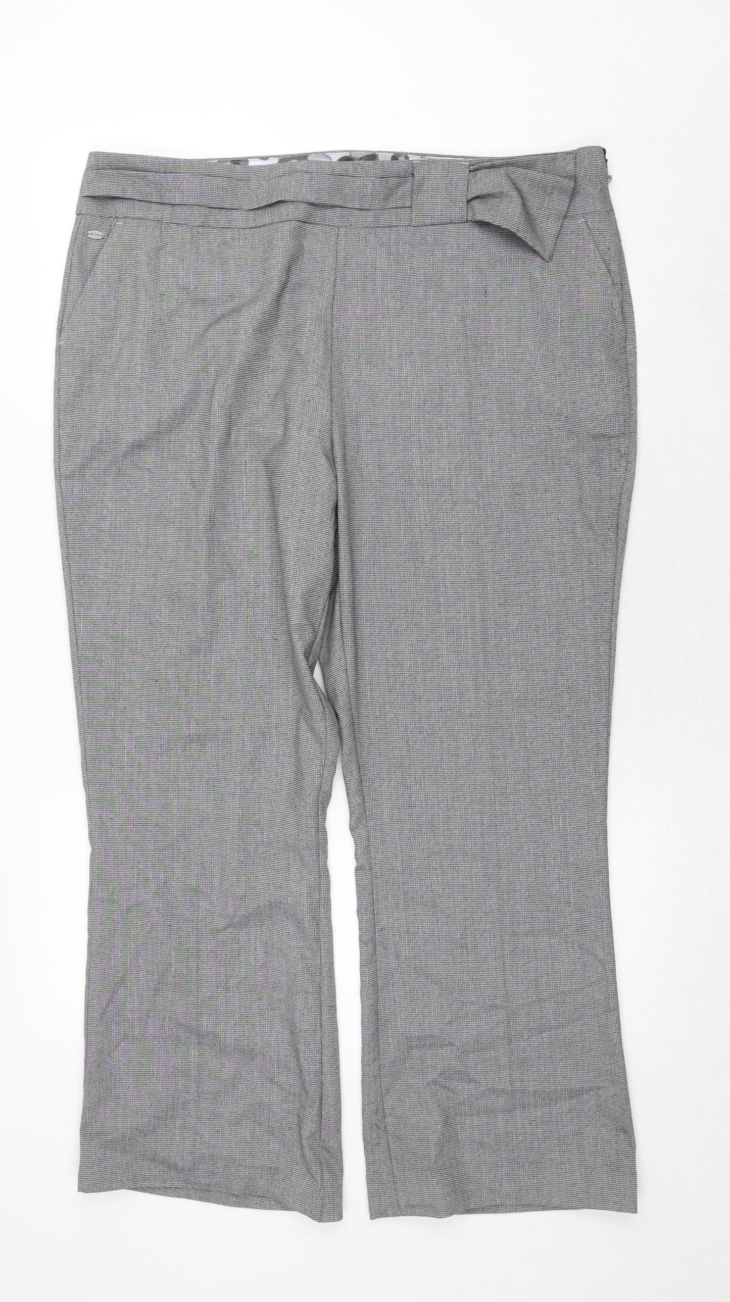 Womens UK Size 18 Marks and Spencer Regular Fit  Grey Trousers