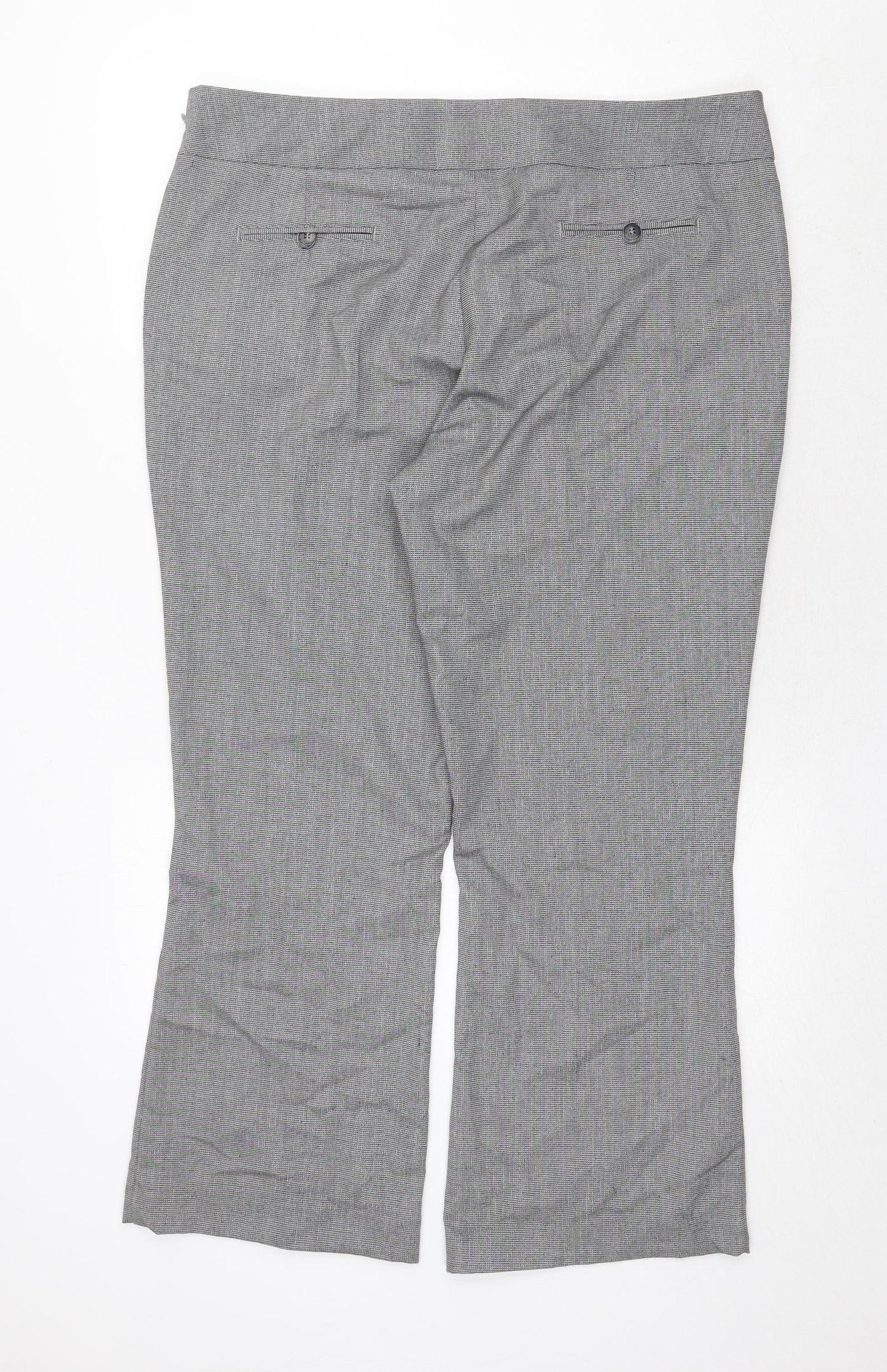 Womens UK Size 18 Marks and Spencer Regular Fit  Grey Trousers