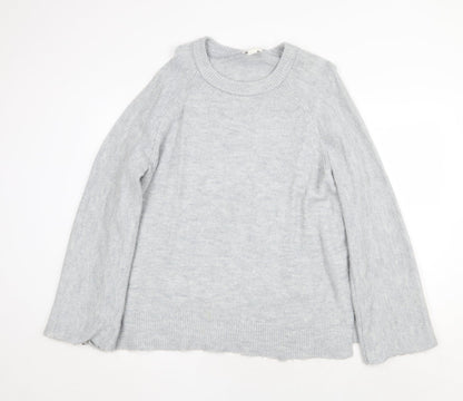 Womens UK Size L H&M Grey Pullover Jumper
