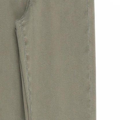 H&M Womens Green Cotton Skinny Jeans Size 28 in Regular Zip