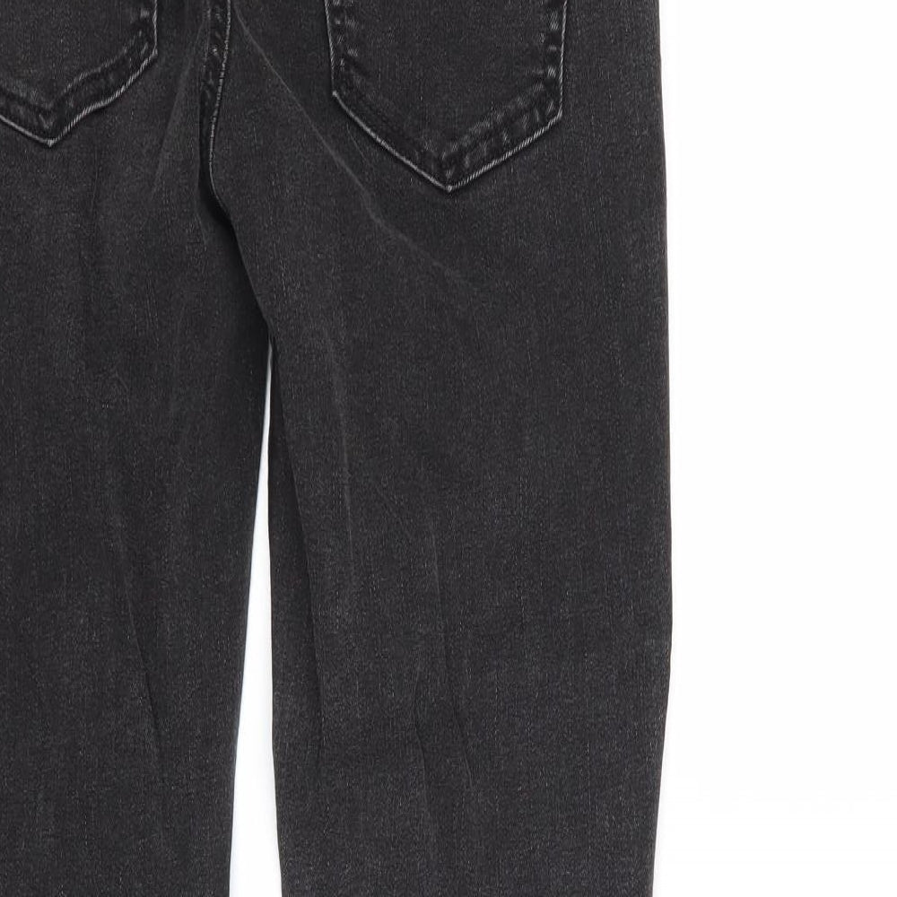 Gap Womens Black Cotton Skinny Jeans Size 26 in Regular Zip