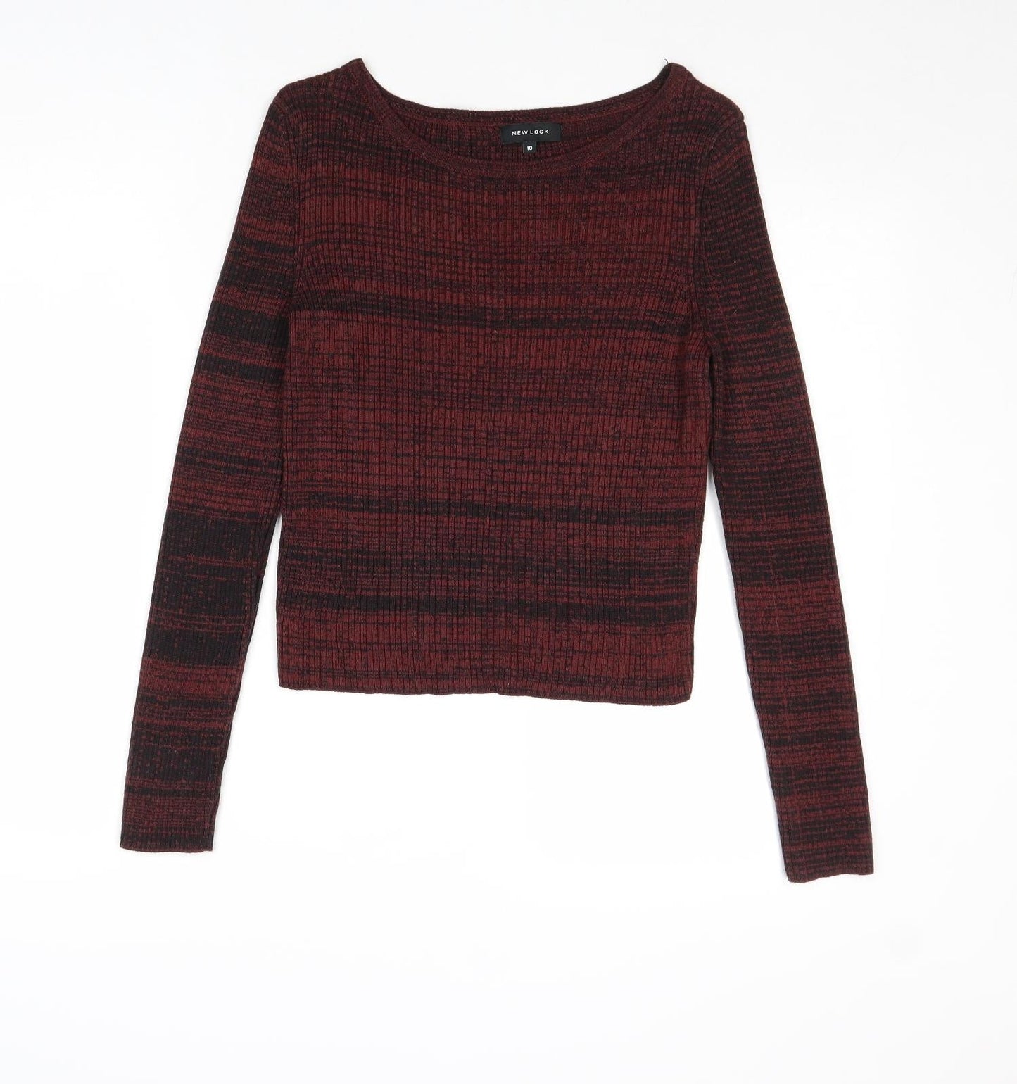 Womens UK Size 10 New Look Red Pullover Jumper
