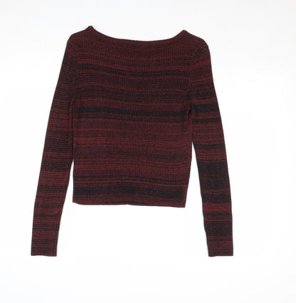 Womens UK Size 10 New Look Red Pullover Jumper