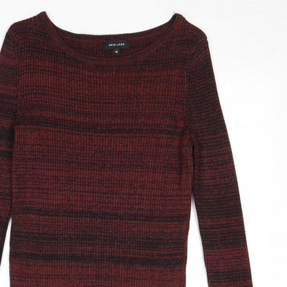 Womens UK Size 10 New Look Red Pullover Jumper