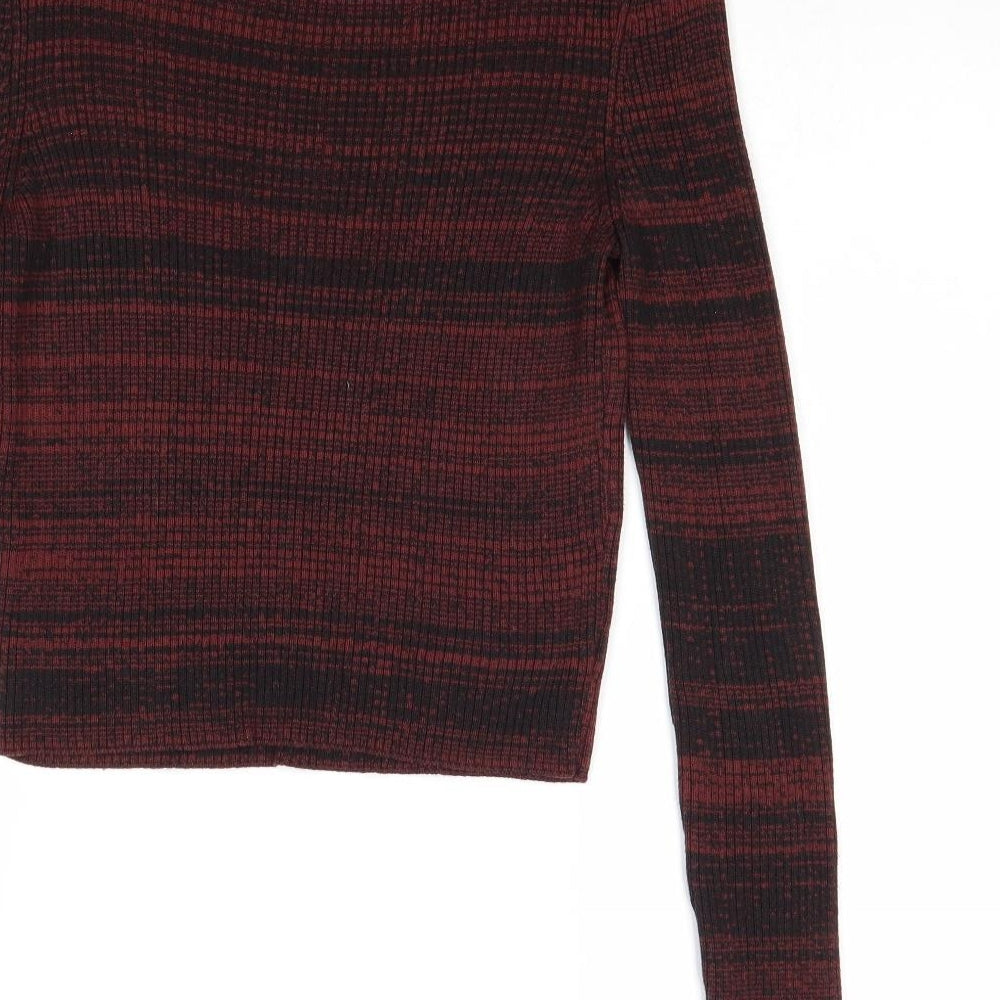 Womens UK Size 10 New Look Red Pullover Jumper