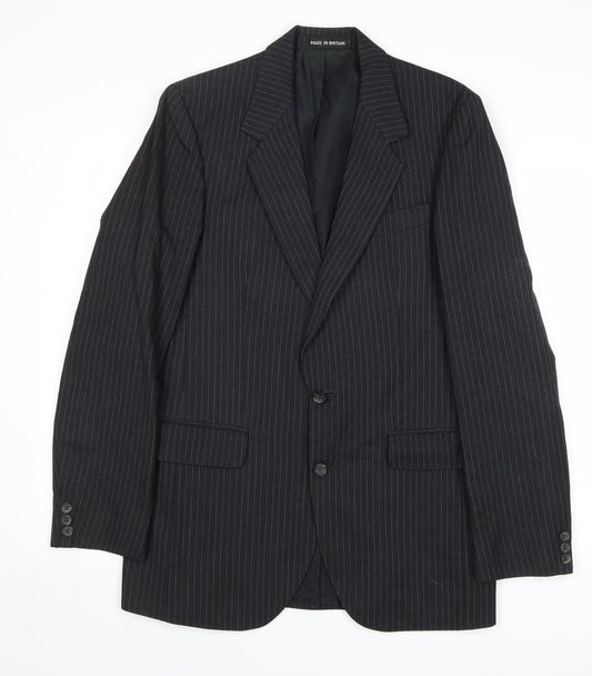 Mens UK Size 38 Dunn & Co Regular Grey Suit Jacket