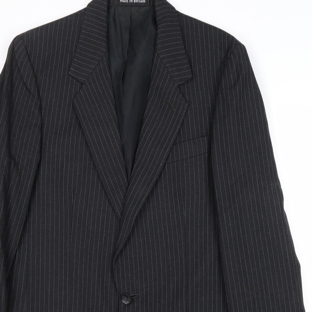 Mens UK Size 38 Dunn & Co Regular Grey Suit Jacket