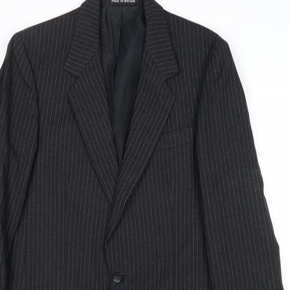 Mens UK Size 38 Dunn & Co Regular Grey Suit Jacket