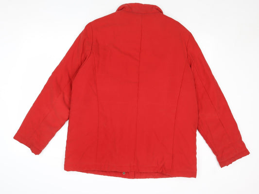 Womens UK Size 16 EWM Red Jacket
