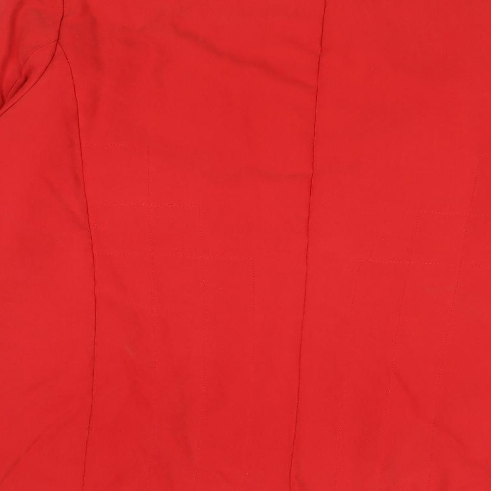 Womens UK Size 16 EWM Red Jacket