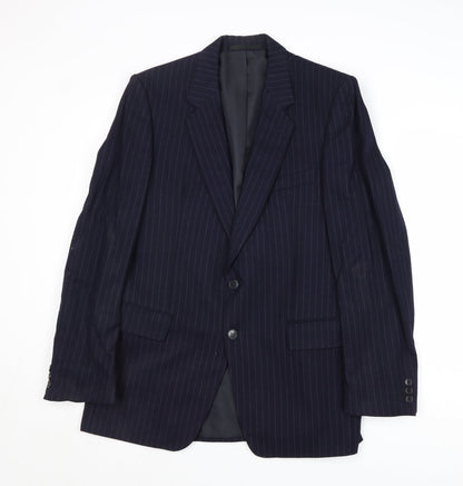 Mens UK Size 40 Mr Harry Regular Blue Suit Jacket
