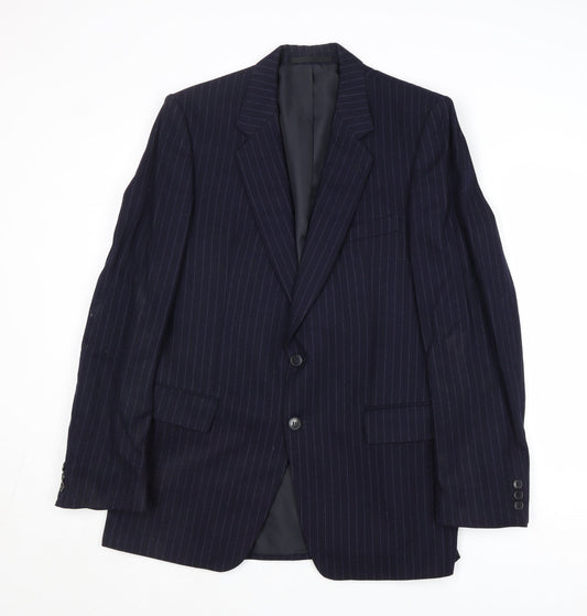 Mens UK Size 40 Mr Harry Regular Blue Suit Jacket