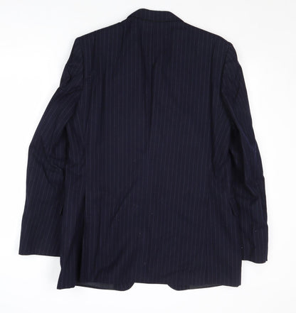 Mens UK Size 40 Mr Harry Regular Blue Suit Jacket