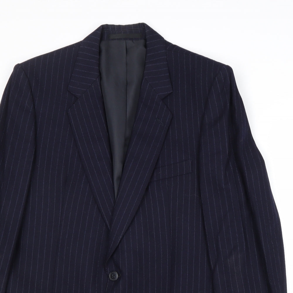 Mens UK Size 40 Mr Harry Regular Blue Suit Jacket