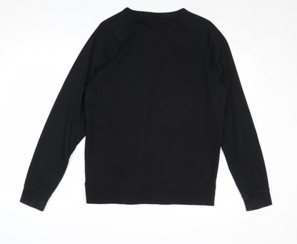 Mens UK Size M H&M Black Pullover Sweatshirt
