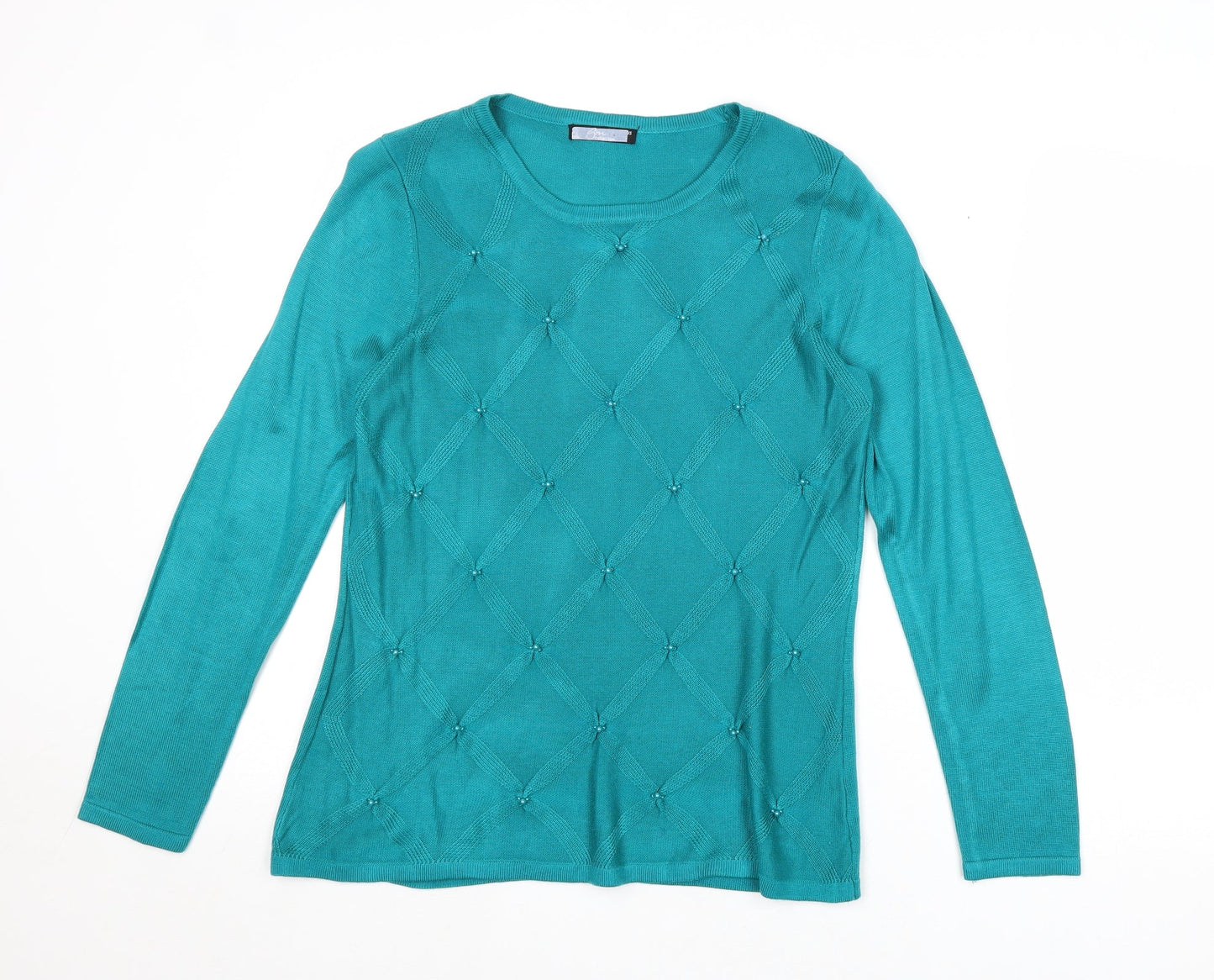 Womens UK Size XS Bonmarché Blue Pullover Jumper