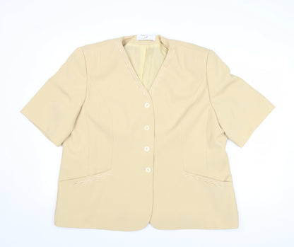 Womens UK Size 22 Bonmarché Yellow Jacket