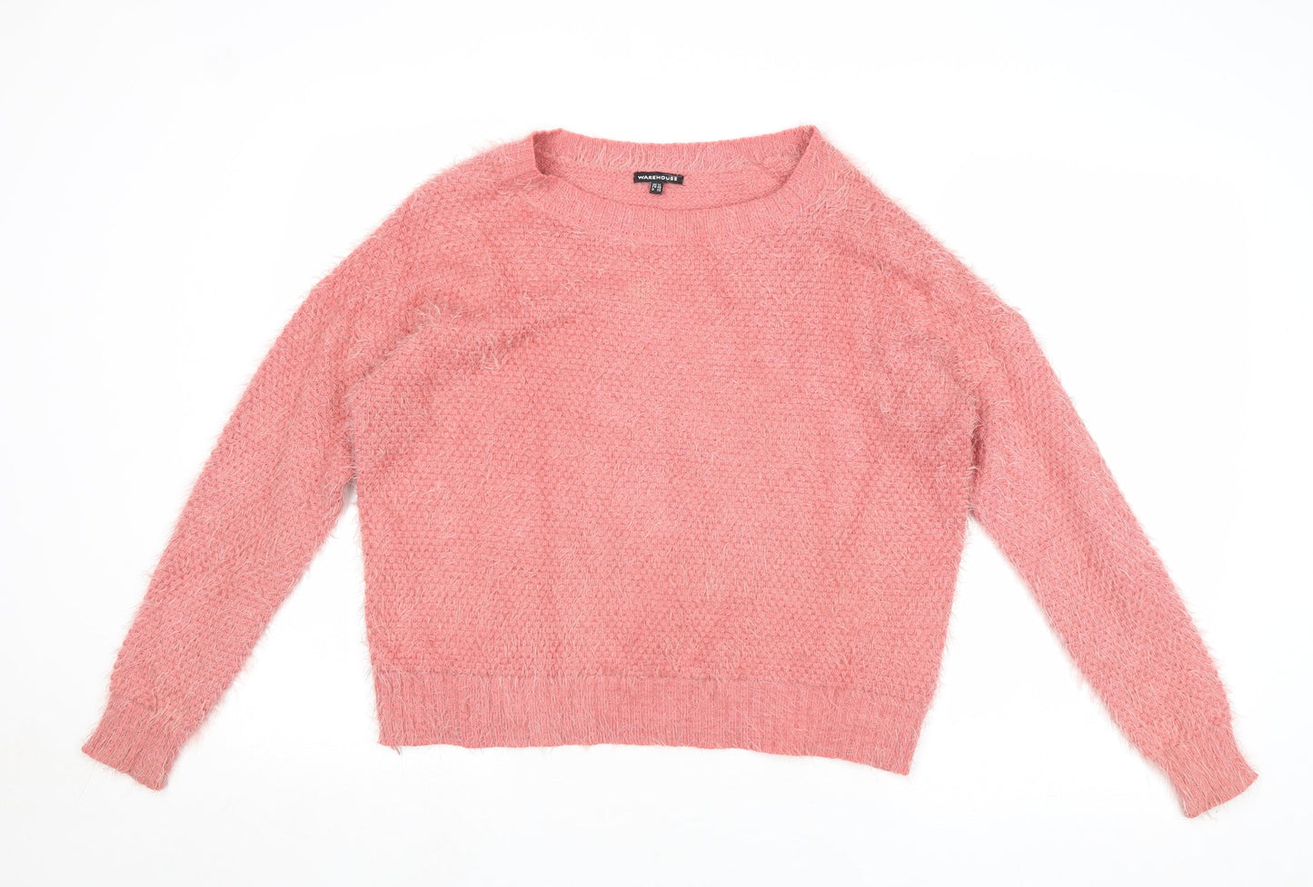 Womens UK Size 12 Warehouse Pink Pullover Jumper