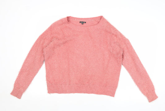 Womens UK Size 12 Warehouse Pink Pullover Jumper