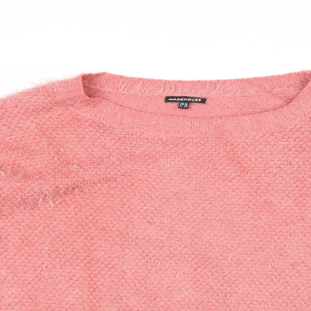 Womens UK Size 12 Warehouse Pink Pullover Jumper