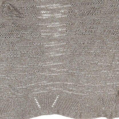 Womens UK Size 14 Per Una Brown Shrug Jumper