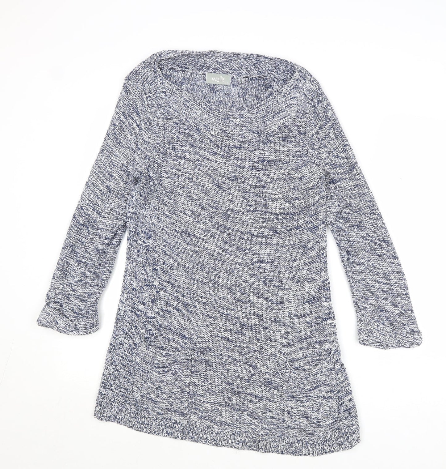 Womens UK Size S Wallis Blue Pullover Jumper