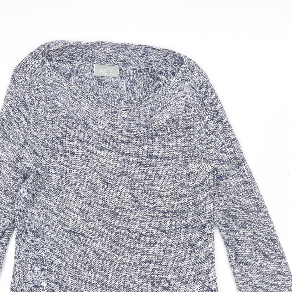 Womens UK Size S Wallis Blue Pullover Jumper
