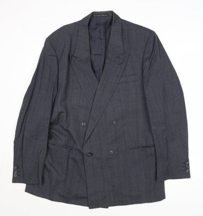 Mens UK Size 42 Burton Regular Blue Suit Jacket