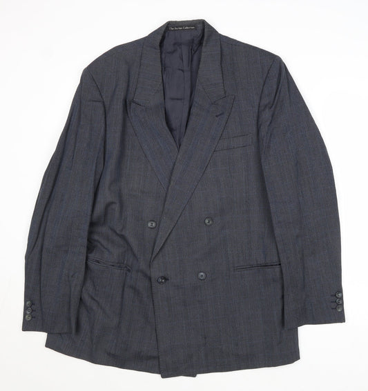 Mens UK Size 42 Burton Regular Blue Suit Jacket