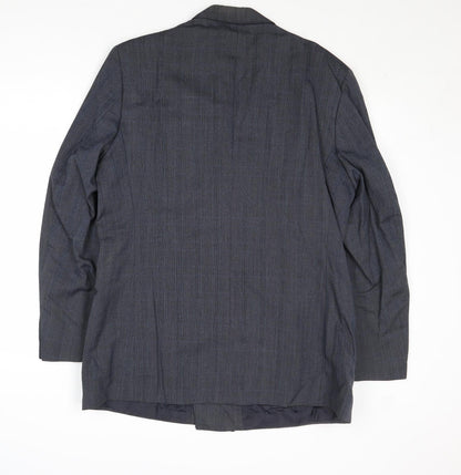 Mens UK Size 42 Burton Regular Blue Suit Jacket