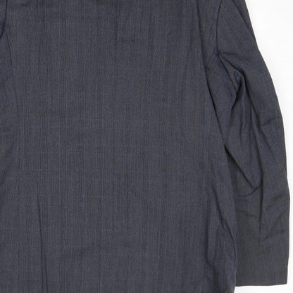 Mens UK Size 42 Burton Regular Blue Suit Jacket