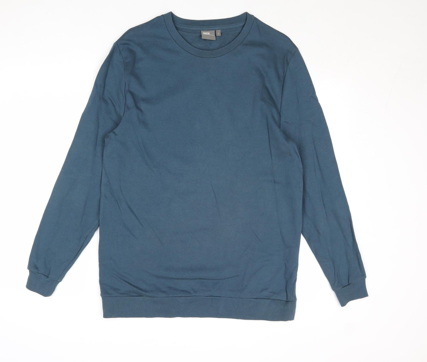 Mens UK Size S ASOS Blue Pullover Sweatshirt