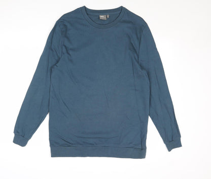 Mens UK Size S ASOS Blue Pullover Sweatshirt