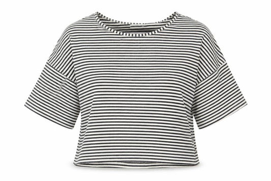 Womens UK Size S Cooperative Black Basic T-Shirt